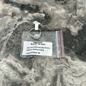 Beneath the Stars Silver Ring with Cubic Zirconia